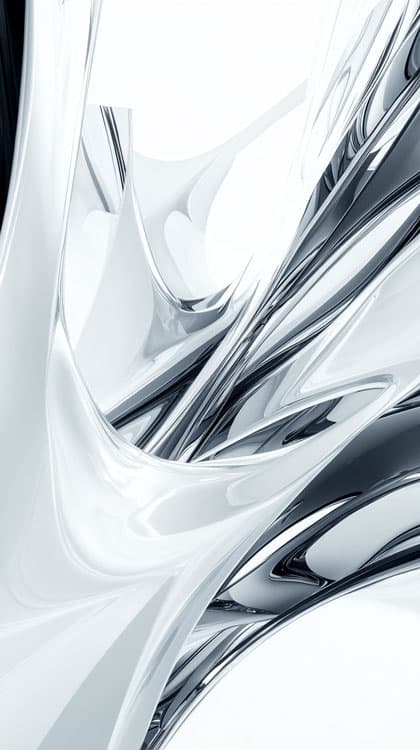 Abstract glass sculpture